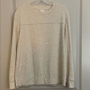 Stars Above Soft Heather Cream Gray Pullover